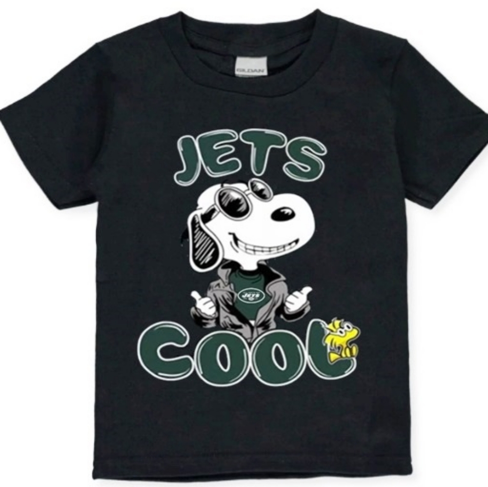 NY Jets Snoopy Cool Toddler Tee 4T small